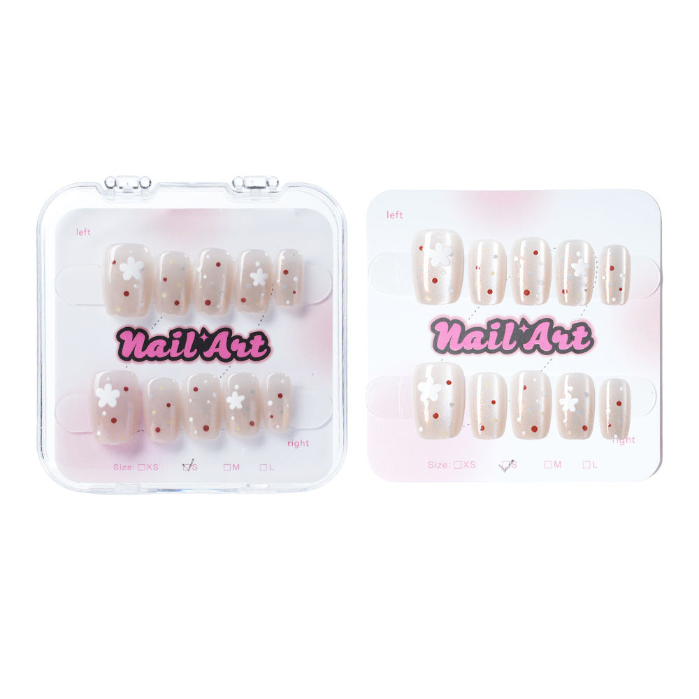 Blumen Design Press-On Nagelkunst Karnz