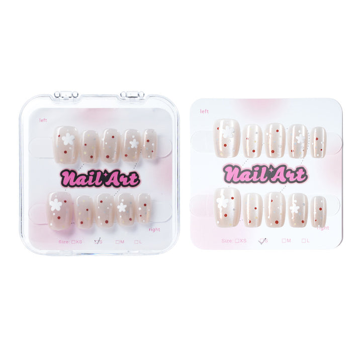 Blumen Design Press-On Nagelkunst Karnz