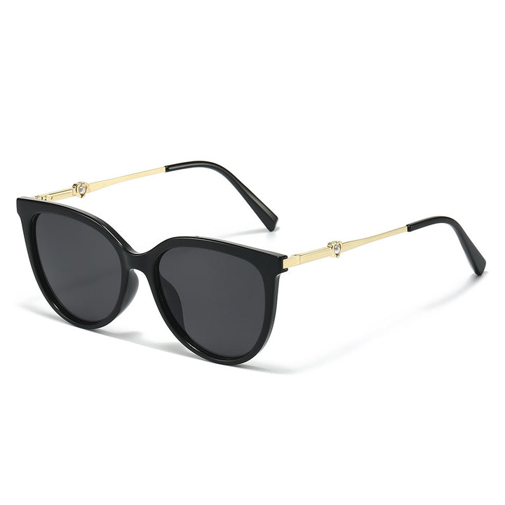 Stylische Übergroße Schmetterlingssonnenbrille Karnz