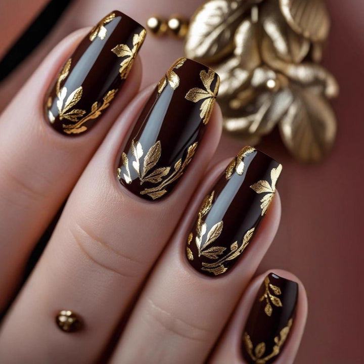 Herbstliche Nagelkunst Karnz