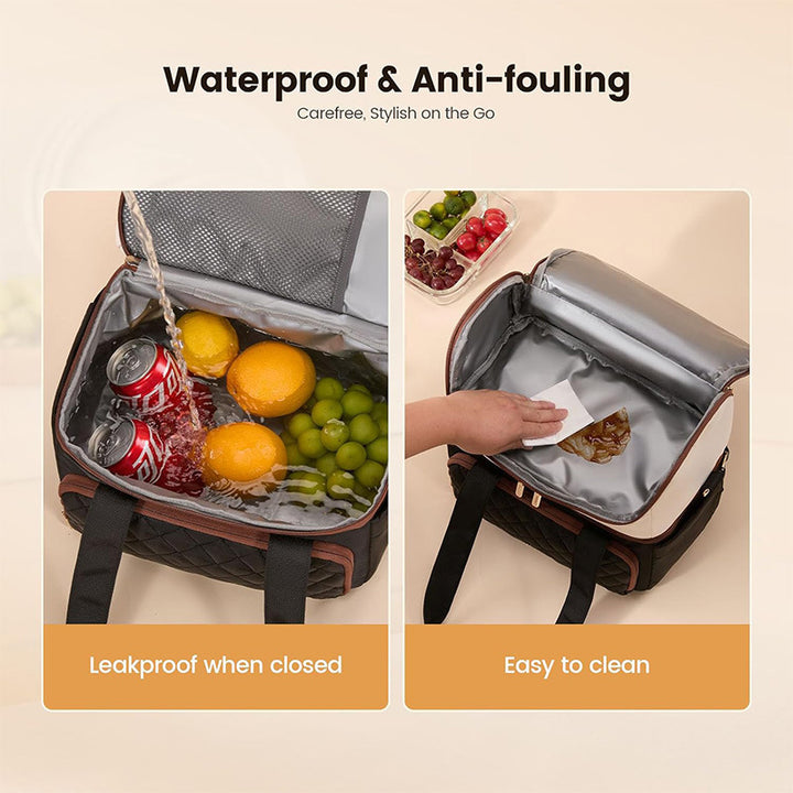 Elegante Kühltasche mit Praktischem Getränkehalter Karnz