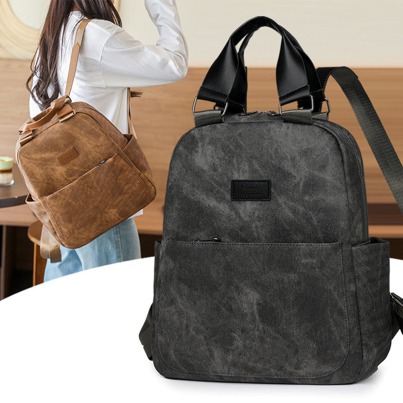 Vintage-inspirierter multifunktionaler Rucksack Karnz