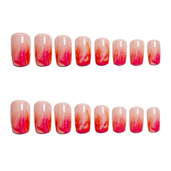 Künstlerisches Farbverlauf-Nageldesign