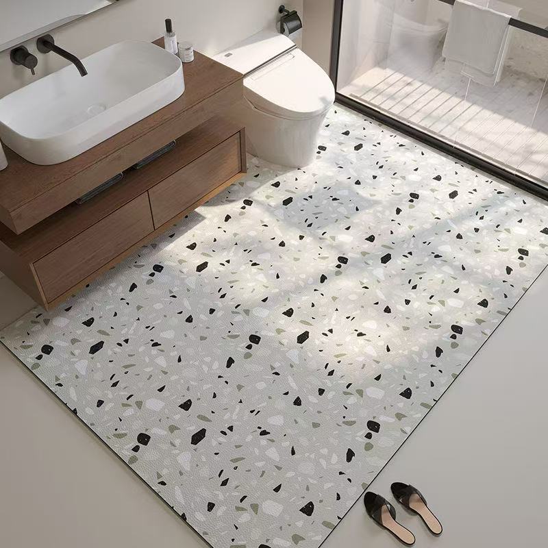 Terrazzo Stil Badezimmermatte Karnz