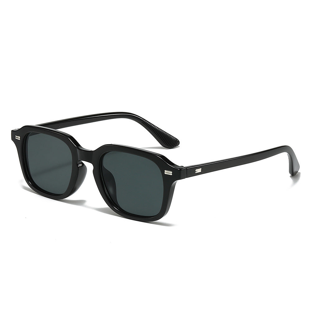 Retro-inspirierte quadratische Rahmen Sonnenbrille Karnz