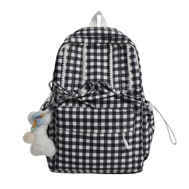 Charmanter Karomuster-Rucksack Karnz