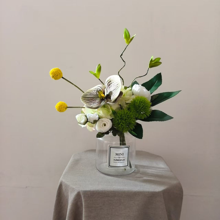 Elegante florale Mittelstück