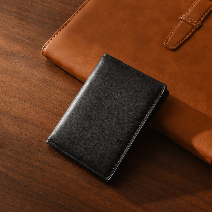 Herren Klassische Elegante Leder Kartenhalter