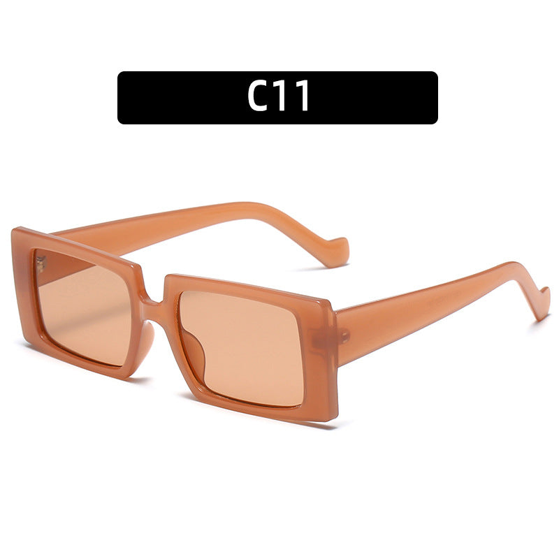 Trendy Quadratischer Rahmen Sonnenbrillen