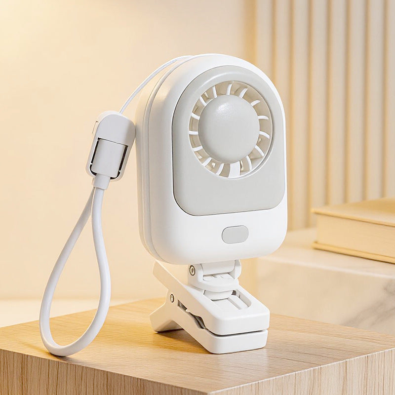 Unisex Klammer Handventilator mit leistungsstarker Windtechnologie Karnz
