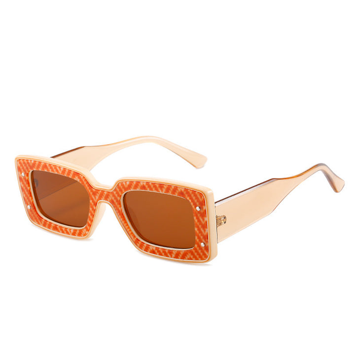 Fette geometrische Sonnenbrille Karnz