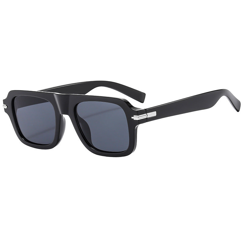 Damen Designer-Sonnenbrille mit modernem eckigen Rahmen und polarisierten Gläsern Karnz
