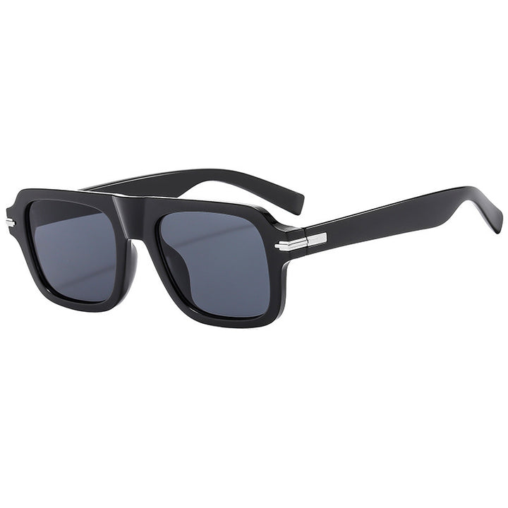 Damen Designer-Sonnenbrille mit modernem eckigen Rahmen und polarisierten Gläsern Karnz