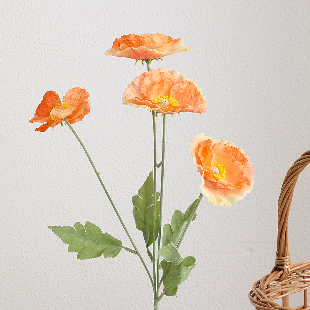 DamenEleganter Kunst-Mohnblumenstrauß Karnz