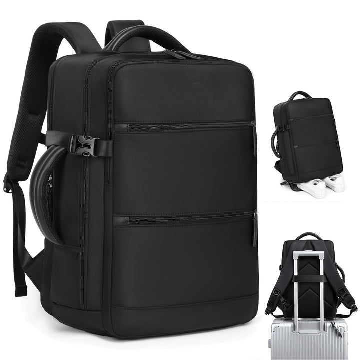 Unisex multifunktionaler Business-Rucksack mit gepolstertem Laptop-Fach und abnehmbarem Tragegriff Karnz