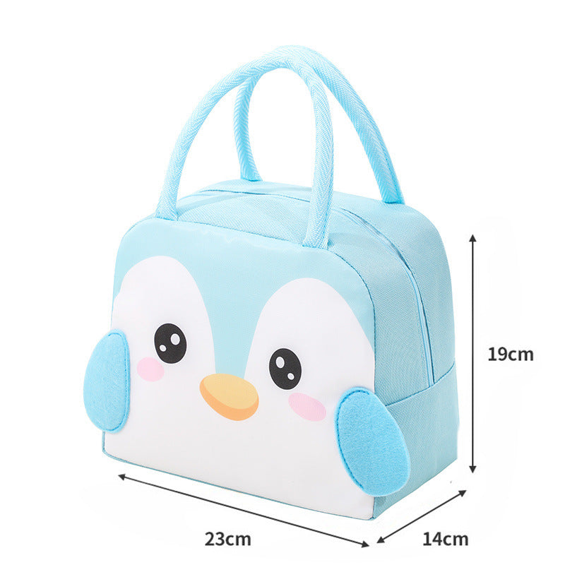 Süßes Pinguin-Themen Isolierte Lunch-Tasche