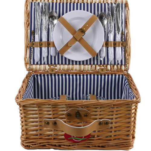 Damen Picknickkorb mit integriertem Geschirrset Karnz