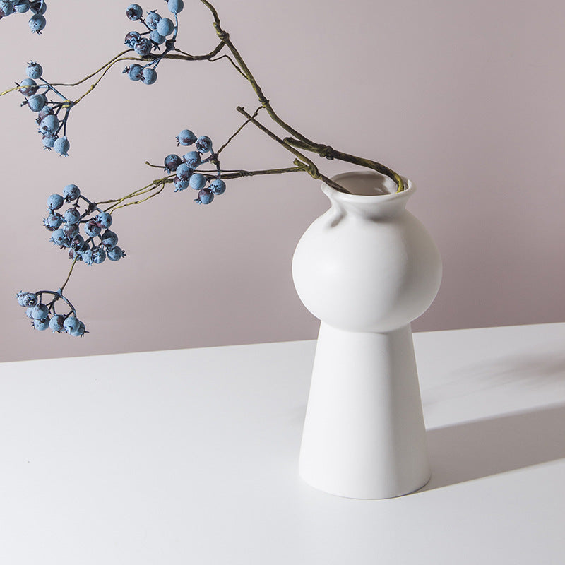 Künstlerische Keramikblumenvase