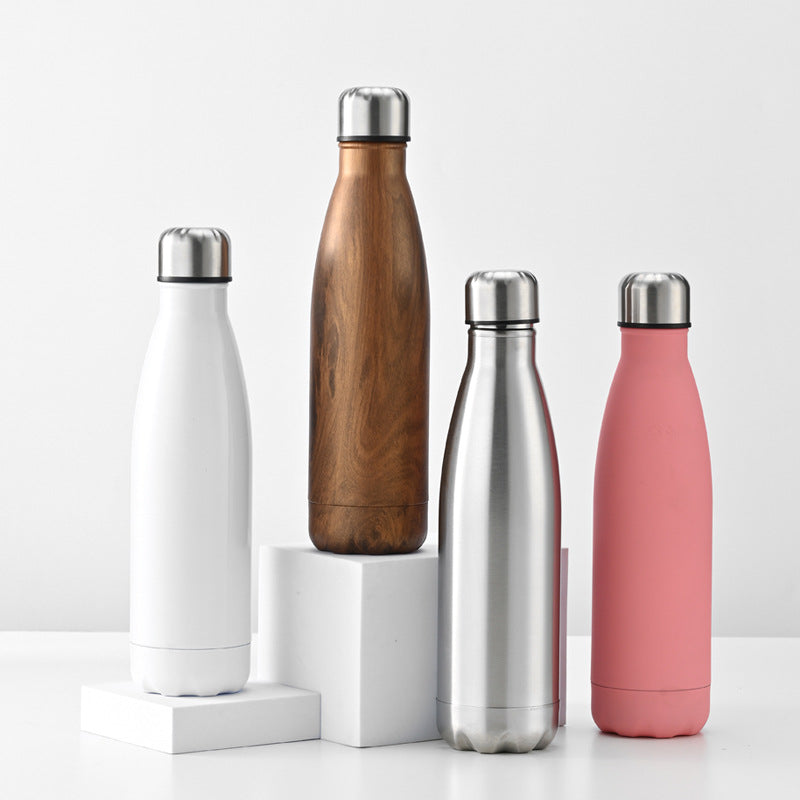 Damen isolierte Edelstahl-Trinkflasche mit ergonomischem Design Karnz