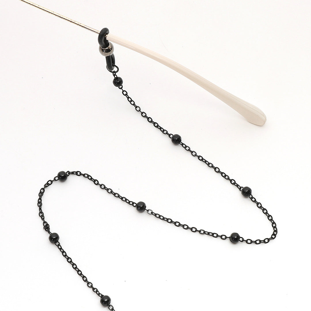 Elegante Perlen Brillen Kette Karnz