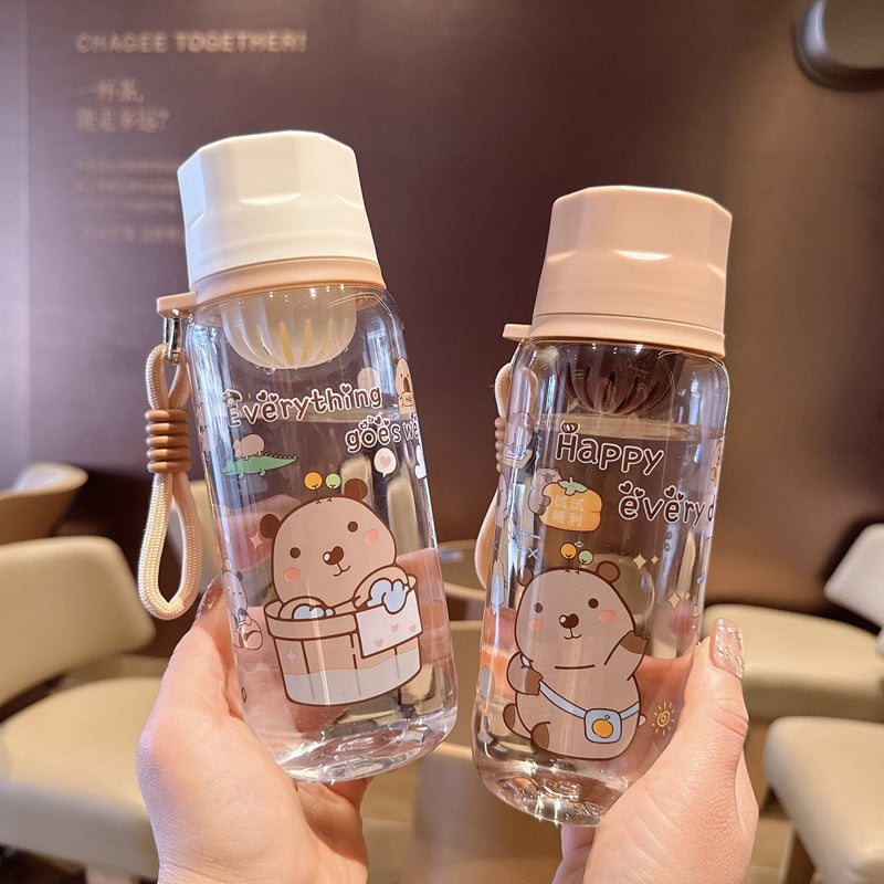 Damen Trendi und farbenfrohe Wasserflasche Karnz