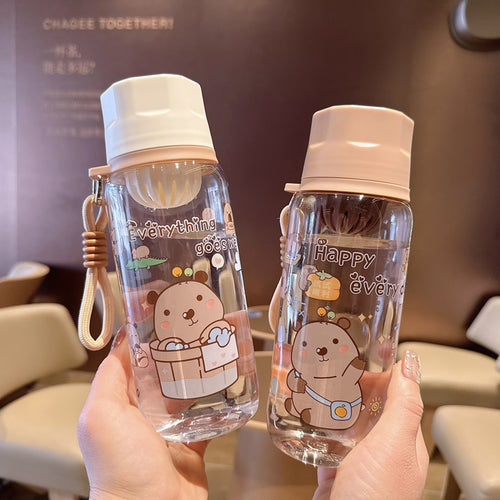 Damen Trendi und farbenfrohe Wasserflasche Karnz