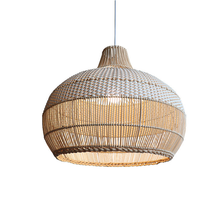 Handgefertigte Geflochtene Rattan Pendelleuchte