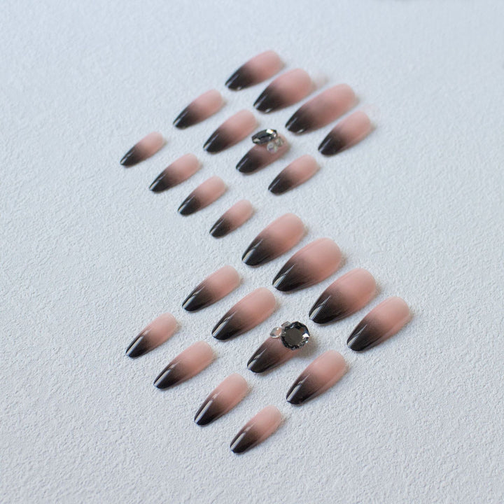 Elegante Ombre Stiletto Nagelkunst Set