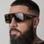 Damen modische Sportsonnenbrille mit futuristischem Design Karnz