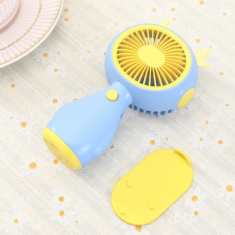 Damen Tragbarer Handventilator im kreativen Teddymotiv Karnz
