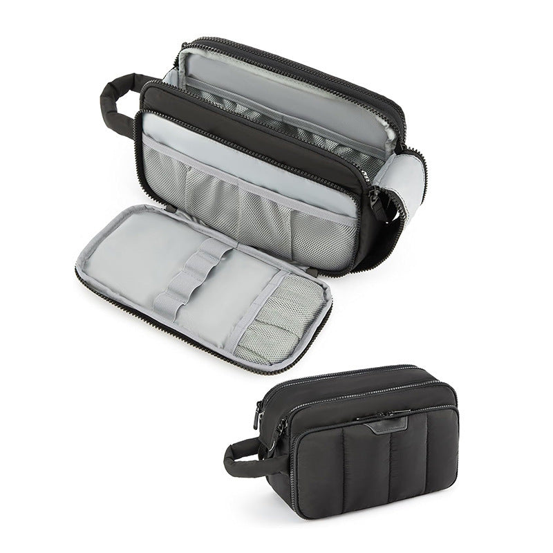 Kosmetik-Organizer Tasche mit Mehreren Fächern und Abnehmbarem Innenfach Karnz