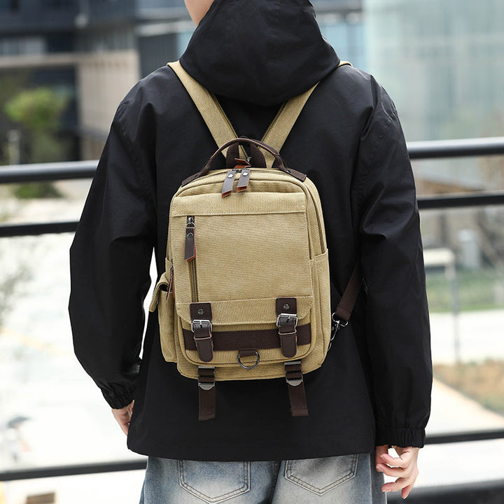 Vielseitige Canvas Messenger Bag Karnz