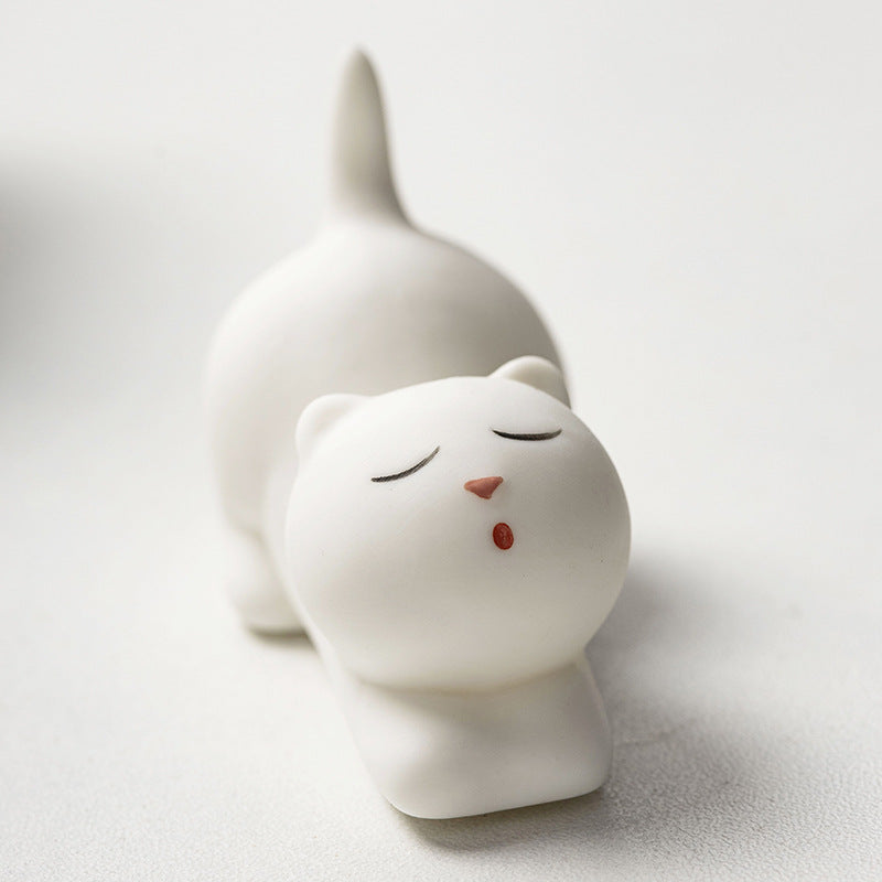 Dekorative Katzenfigur Karnz