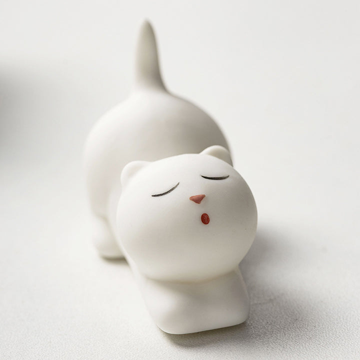 Dekorative Katzenfigur Karnz