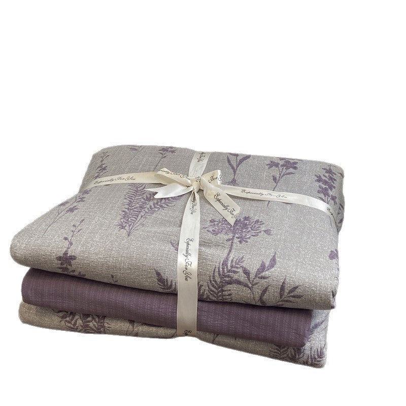 Blumenmuster Bettbezug Set