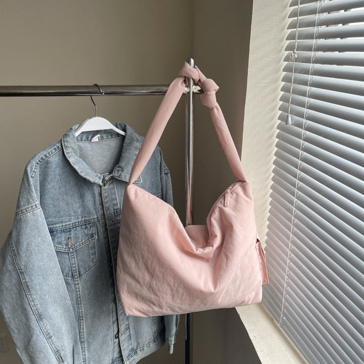 Knoten-Handgriff Canvas Tasche Karnz