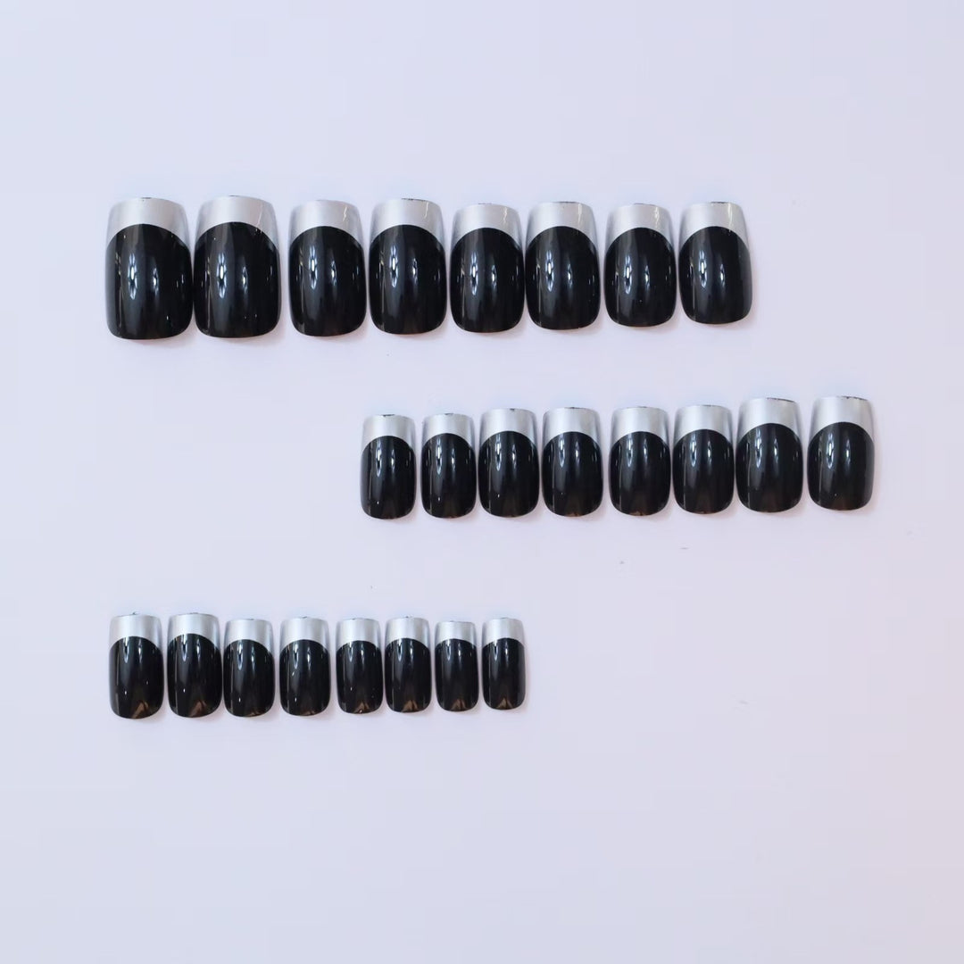 Elegante Hochglanz-Nagelkunst-Verstärkungen Karnz