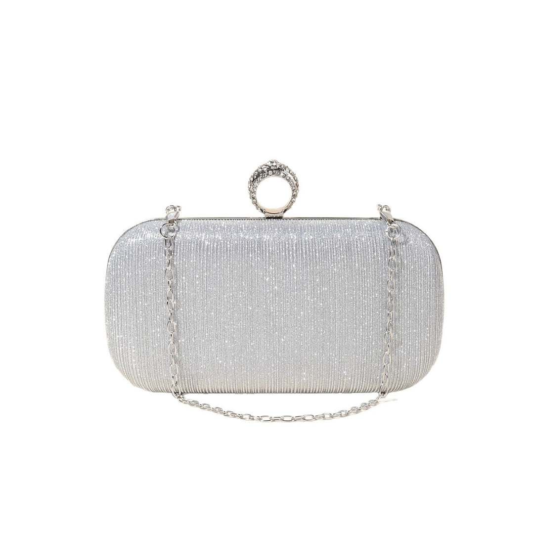 Dekorative Abend-Clutch mit Kettengriff