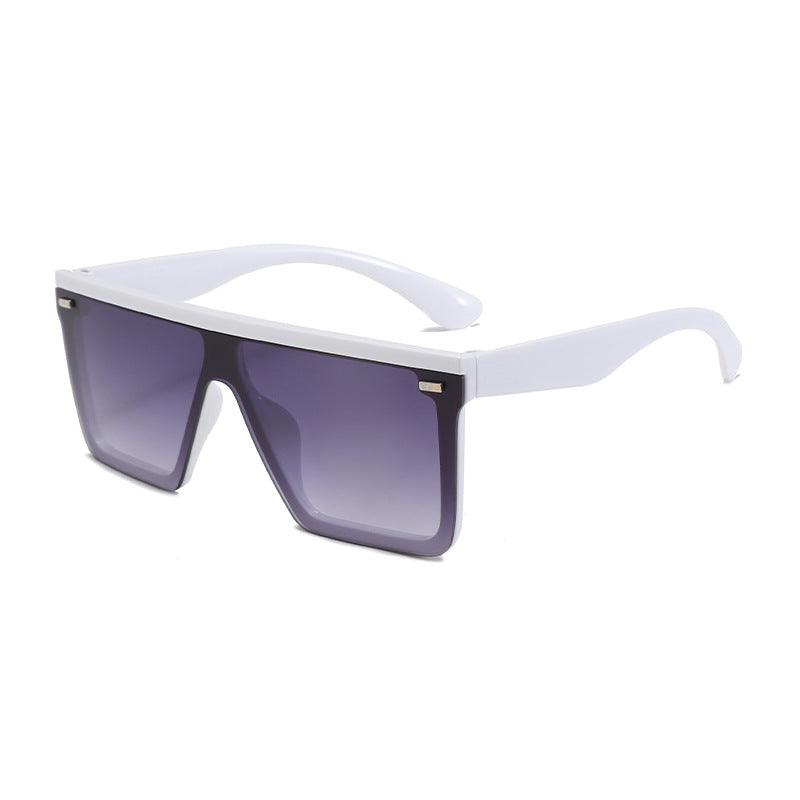 Damen Sportliche Oversized-Sonnenbrille mit modernem Rahmen Karnz