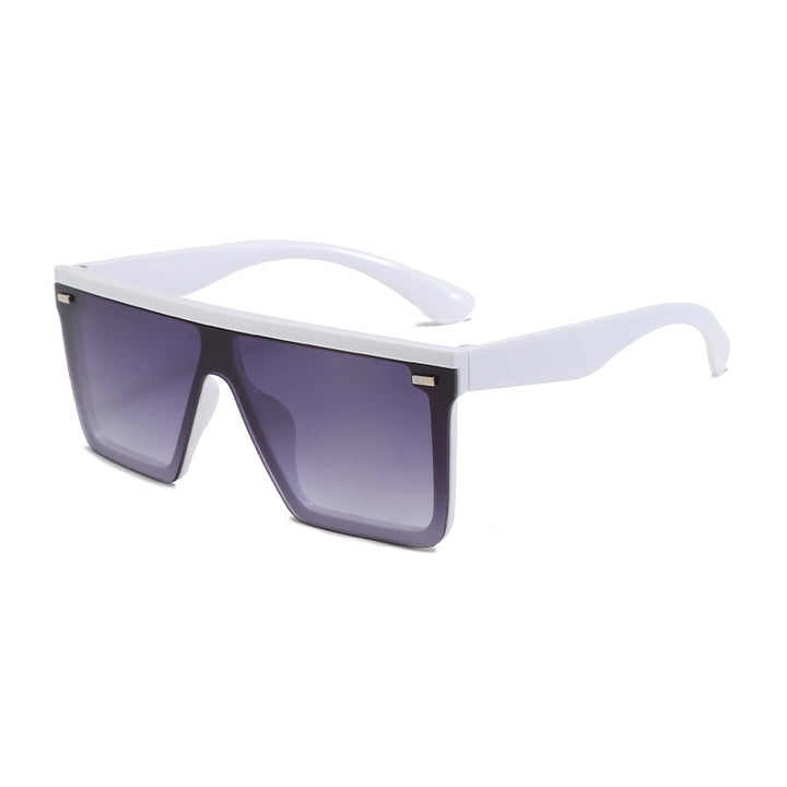 Damen Sportliche Oversized-Sonnenbrille mit modernem Rahmen Karnz