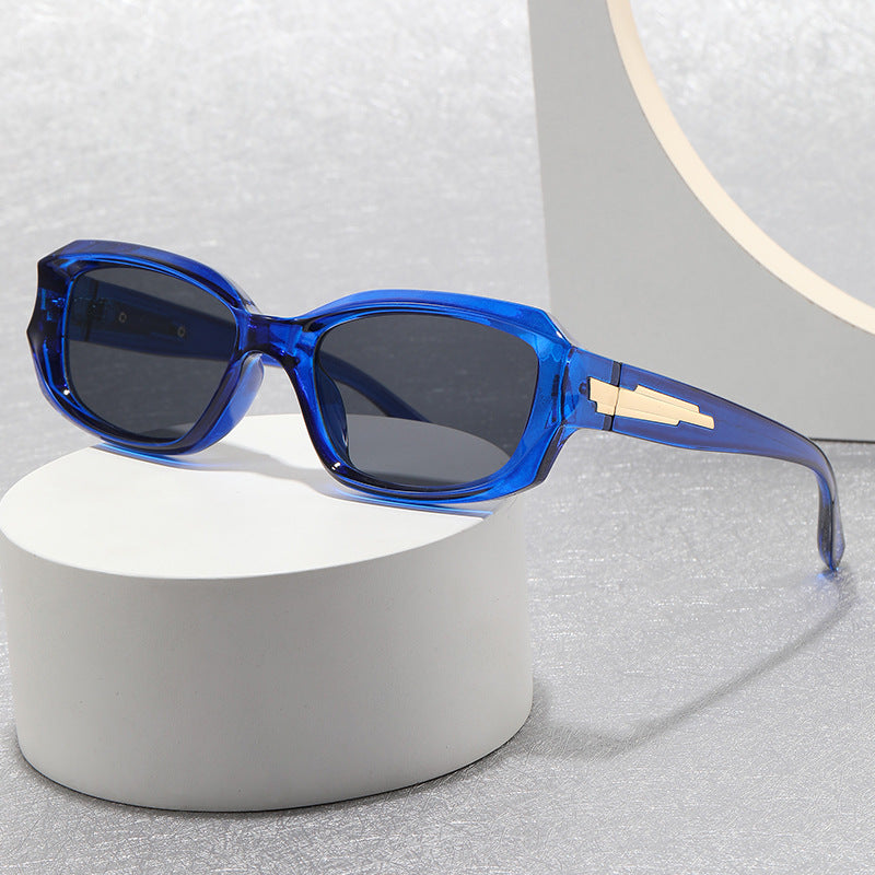 Damen modische Oversized-Sonnenbrille mit einzigartigem Rahmen Karnz