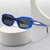 Damen modische Oversized-Sonnenbrille mit einzigartigem Rahmen Karnz