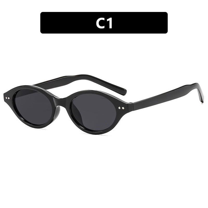 Damen Katzenaugen-Sonnenbrille mit einzigartigem Muster Karnz