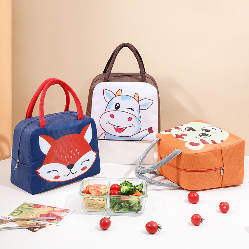Süßes Hasen-Themen Isolierte Lunch Tasche Karnz