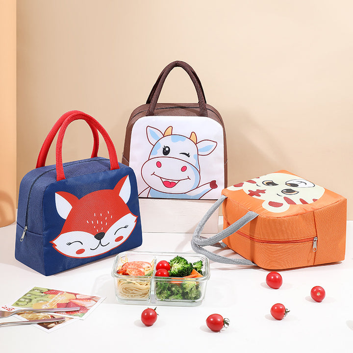 Süßes Hasen-Themen Isolierte Lunch Tasche Karnz