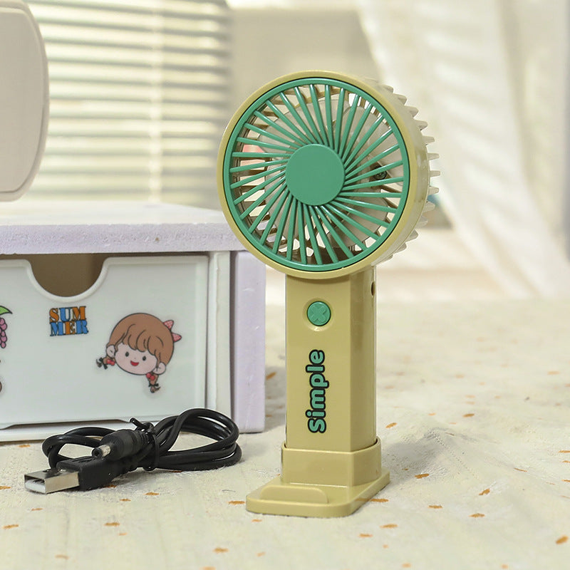 Damen Tragbarer Handventilator mit wiederaufladbarem USB-Anschluss und leichtgewichtiger Bauweise Karnz