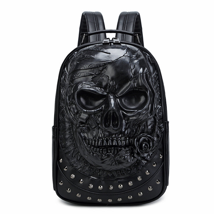 Stylischer Rucksack mit Totenkopf-Design Karnz