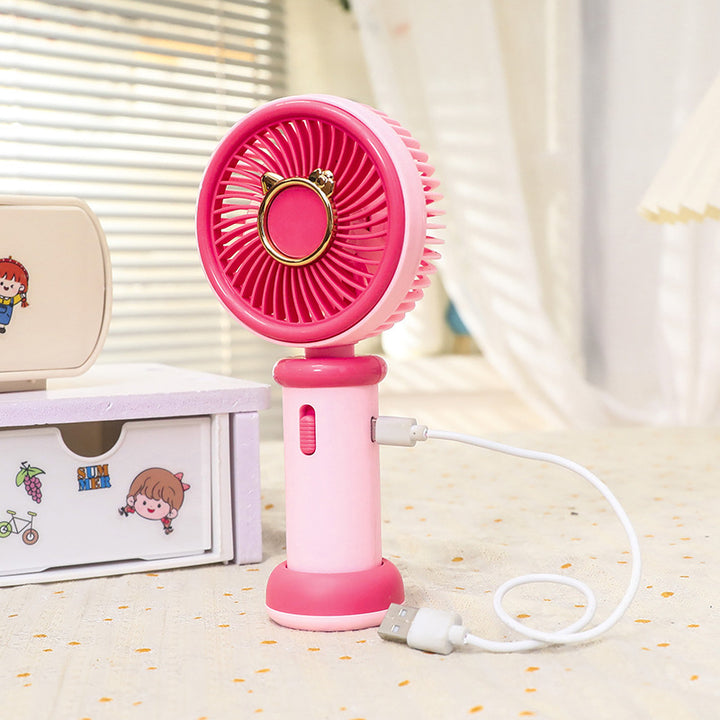 Unisex Tragbarer Handventilator mit integriertem USB-Anschluss Karnz