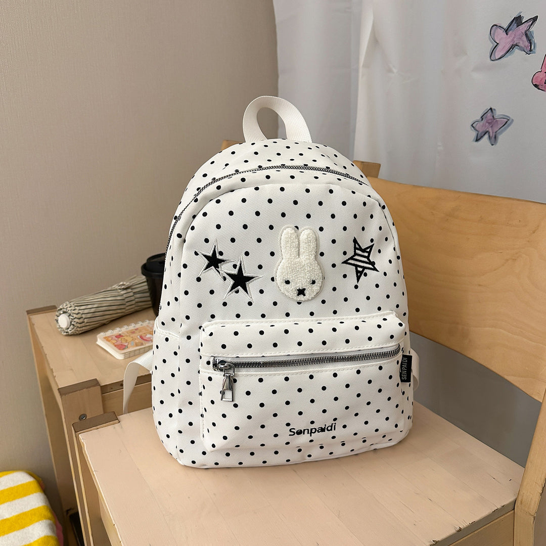 Spaß Polka-Dots Charakter Rucksack