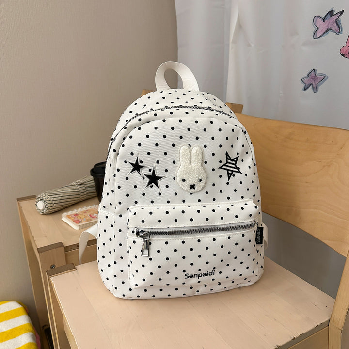 Spaß Polka-Dots Charakter Rucksack